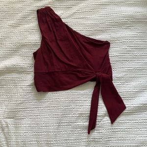 free people one shoulder top